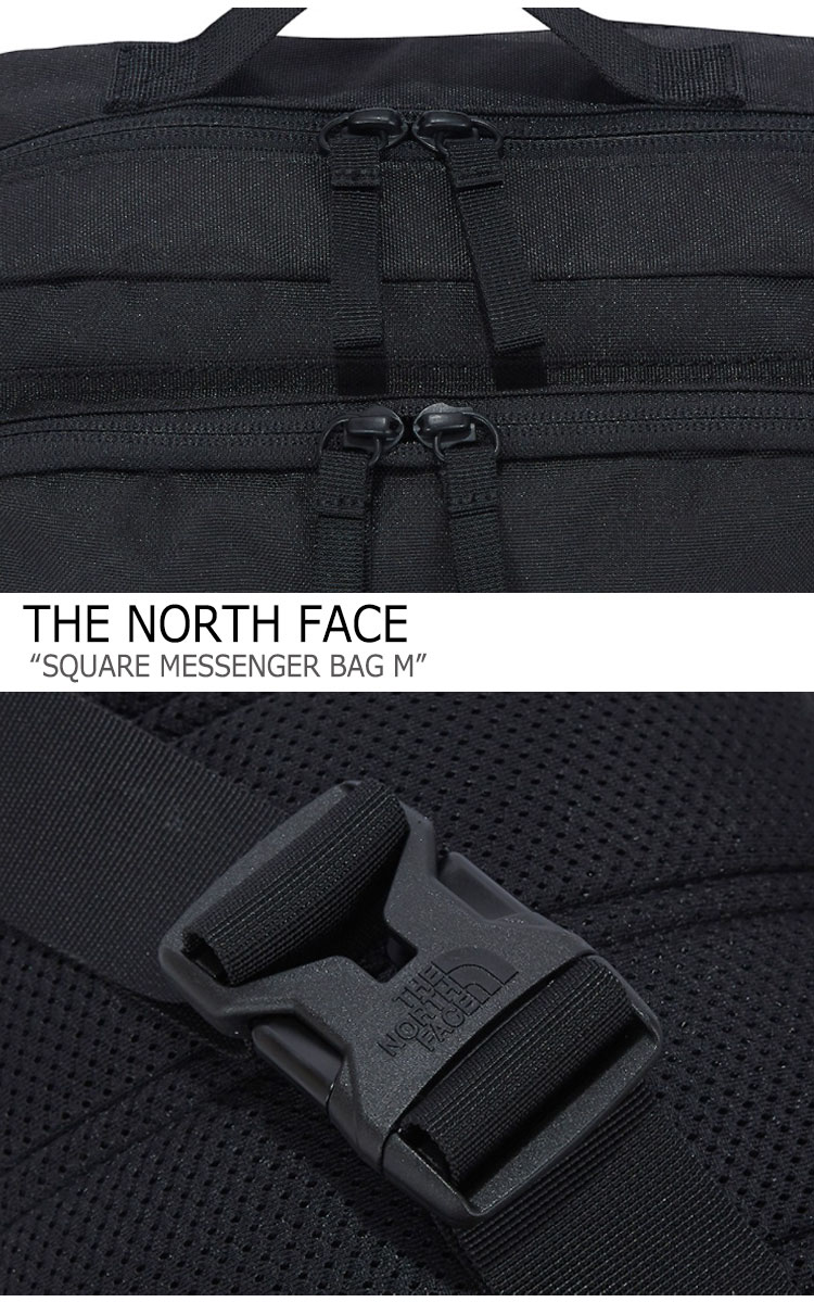 ノースフェイス ウエストポーチ THE NORTH FACE メンズ レディース SQUARE MESSENGER BAG M スクエア メッセンジャー バッグ ミディアム BLACK ブラック NN2PM08J バッグ【中古】未使用品