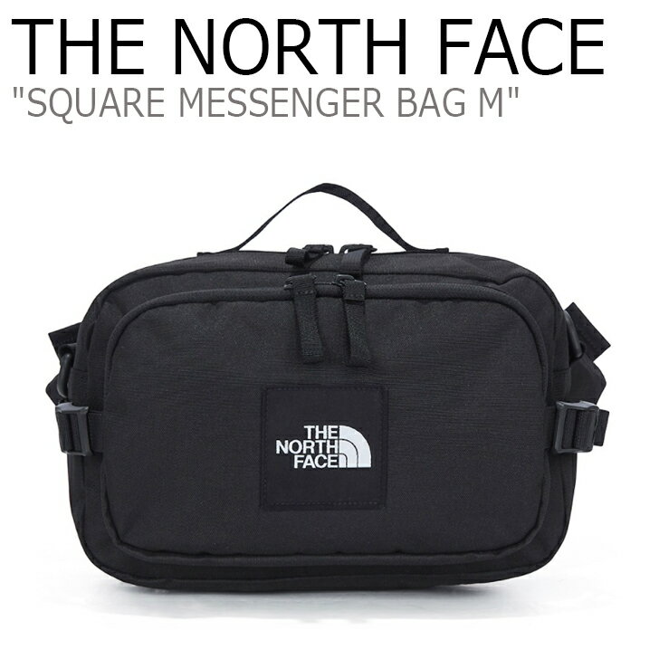 ノースフェイス ウエストポーチ THE NORTH FACE メンズ レディース SQUARE MESSENGER BAG M スクエア メッセンジャー バッグ ミディアム BLACK ブラック NN2PM08J バッグ【中古】未使用品