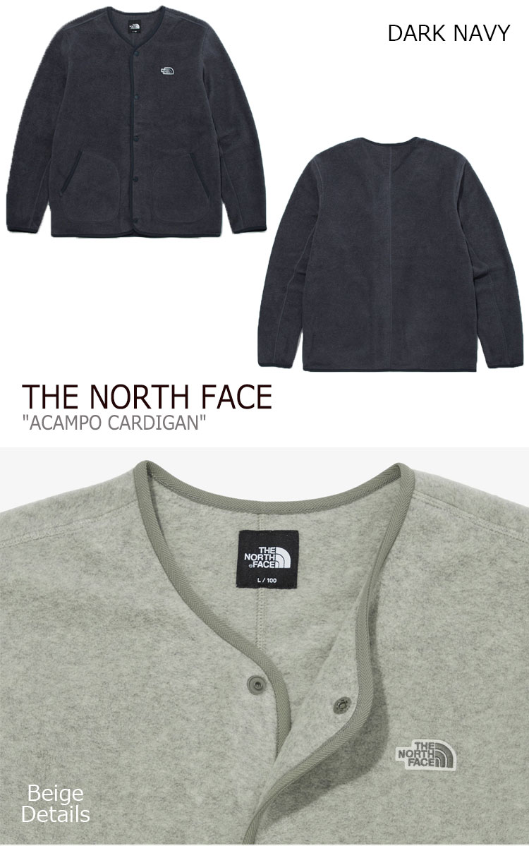 ノースフェイス アウター THE NORTH FACE メンズ レディース ACAMPO CARDIGAN アキャンポ カーディガン GRAY グレー BEIGE ベージュ NAVY ネイビー NJ5JM53A/B/C ウェア 【中古】未使用品