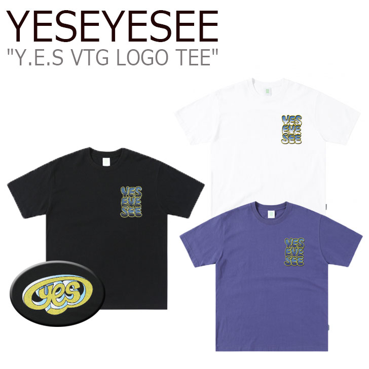 CFXACV[ TVc YESEYESEE Y fB[X Y.E.S VTG LOGO TEE CFX VTG STVc BLACK ubN WHITE zCg VIOLET oCIbg  YES382/YES383 EFA