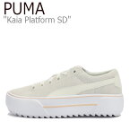 プーマ スニーカー PUMA レディース Kaia Platform SD カイア プラットフォーム SD IVORY アイボリー 38270702 シューズ 【中古】未使用品