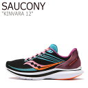 サッカニー スニーカー SAUCONY KINVARA 12 キンバラ 12 BLACK BLUE ブルー PINK ピンク MULTI マルチ S10619-25 シューズ