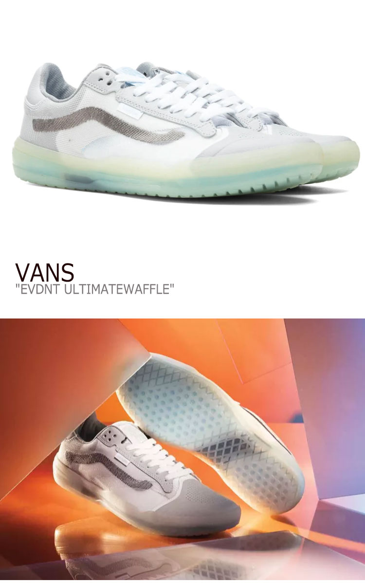 バンズ スニーカー VANS メンズ EVDNT ULTIMATEWAFFLE エビデント アルティメットワッフル GREY グレー VN0A5DY76KL シューズ 【中古】未使用品