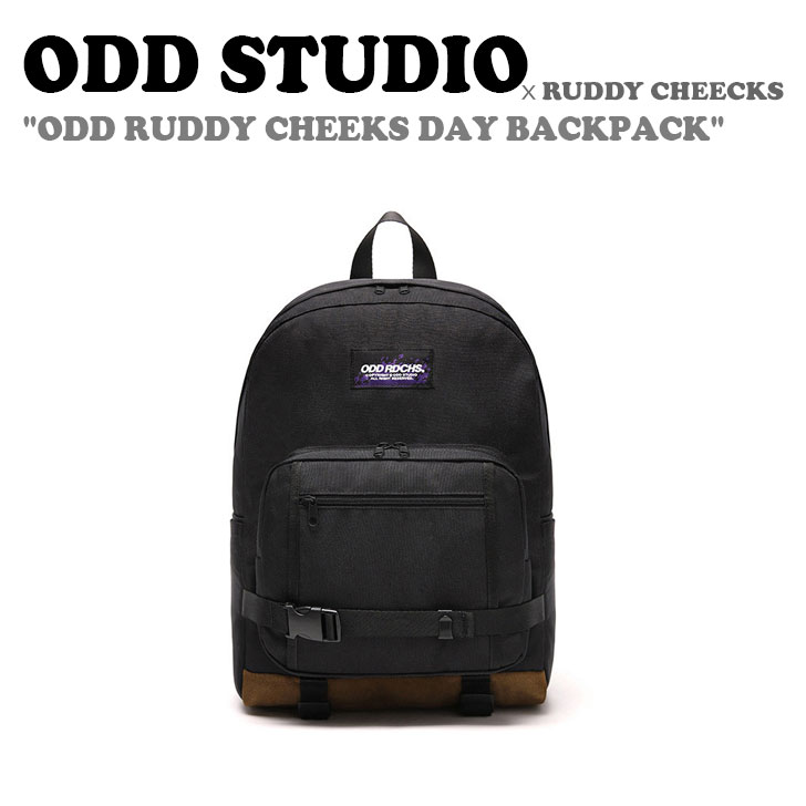 IbhX^WI bN ODD STUDIO K̔X X RUDDY CHEECKS Y fB[X ODD RUDDY CHEEKS DAY BACKPACK Ibh fB`[NX fC obNpbN BLACK ubN OS21SSBK01BKFR obO