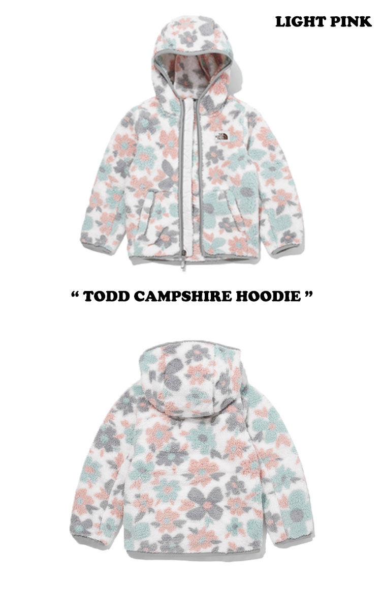 ノースフェイス アウター THE NORTH FACE 男の子 女の子 K'S TODD CAMPSHIRE HOODIE キッズ トッド キャンプシェア フーディー WHITE ホワイト LIGHT PINK ライト ピンク KHAKI カーキ NJ4FM91S/T/U ウェア【中古】未使用品