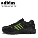 アディダス スニーカー adidas メンズ レディース RESPONSE CL レスポンス クラシック BLACK ブラック NEON ネオン FX6165 シューズ【中古】未使用品