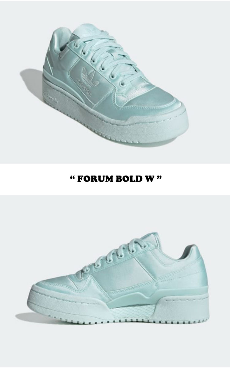 アディダス スニーカー adidas レディース FORUM BOLD W フォーラム ボールド W MINT ミント H05121 シューズ 【中古】未使用品
