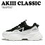 アキ クラシック スニーカー AKIII CLASSIC メンズ レディース HAPTIC ハプティック BLACK ブラック WHITE ホワイト AKAJAUW06120 シューズ