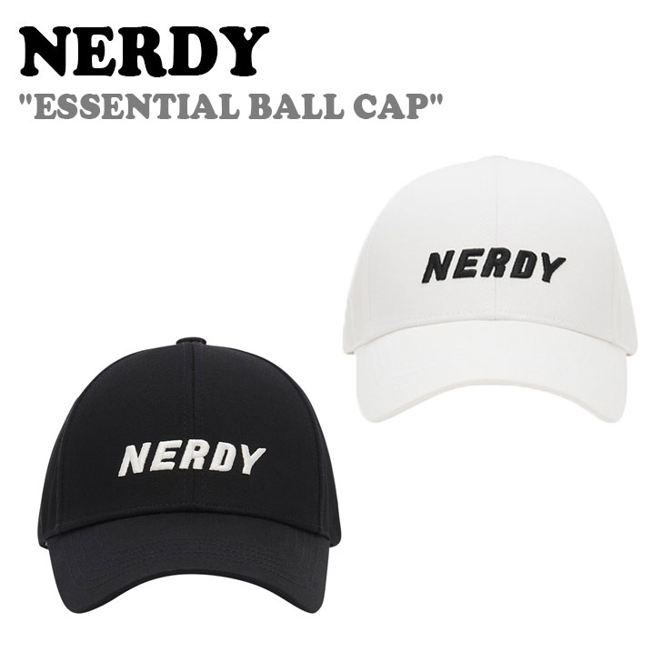 ノルディ キャップ NERDY ESSENTIAL BALL CAP エッセンシャル ボールキャップ WHITE ホワイト BLACK ブラック PNEF21AB01010/000 ノルディー ACCのサムネイル
