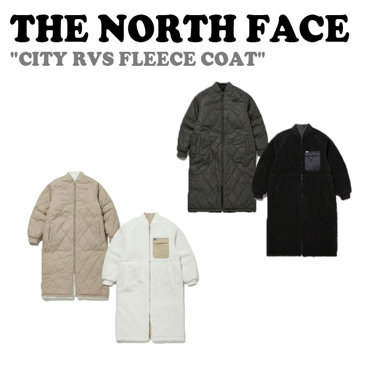 ノースフェイス アウター THE NORTH FACE メンズ レディース CITY RVS FLEECE COAT シティー RVS フリース コート IVORY アイボリー BLACK ブラック NC3NM55A/B ウェア 【中古】未使用品