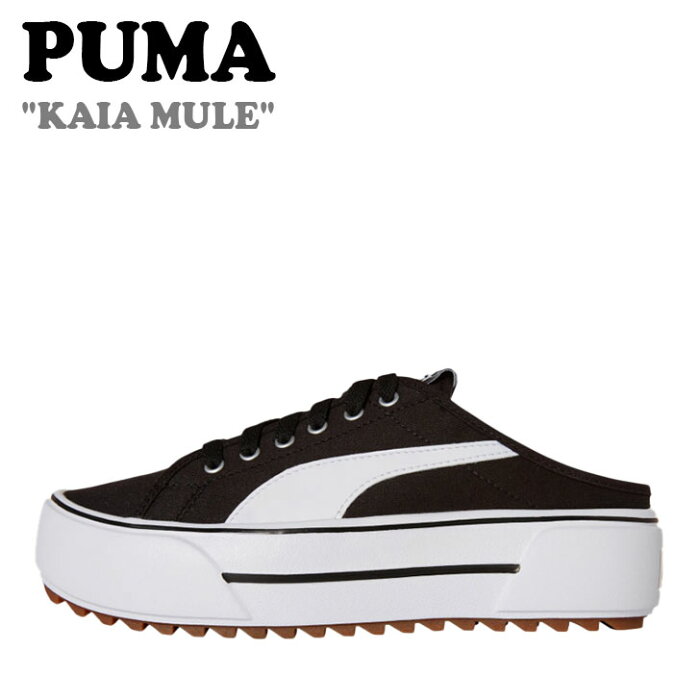 プーマ スニーカー PUMA メンズ レディース KAIA MULE カイア ミュール BLACK ブラック WHITE ホワイト 385168-01 シューズ【中古】未使用品