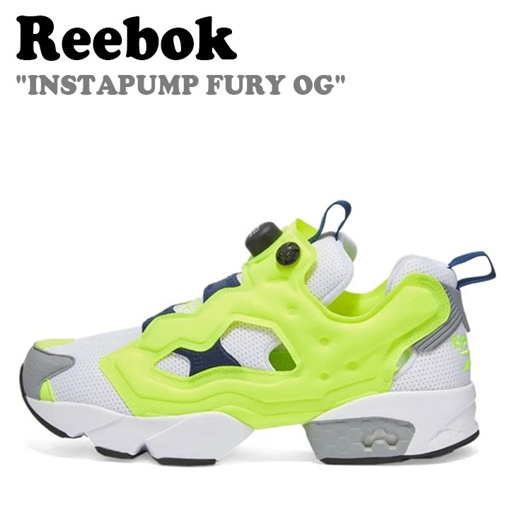 リーボック スニーカー REEBOK メンズ レディース INSTAPUMP FURY OG インスタポンプ フューリー OG YELLOW イエロー WHITE ホワイト NAVY ネイビー GZ3242 シューズ