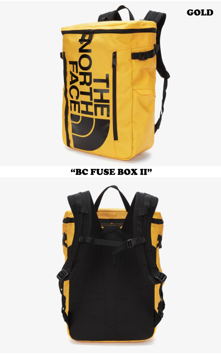 ノースフェイス バックパック THE NORTH FACE メンズ レディース BC FUSE BOX II ベースキャンプ ヒューズボックス2 BLACK ブラック GOLD ゴールド SKY BLUE スカイブルー KHAKI カーキ NM2DN36A/B/C/D バッグ 【中古】未使用品