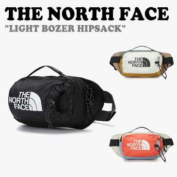 ノースフェイス クロスバッグ THE NORTH FACE メンズ レディース LIGHT BOZER HIPSACK ライト ボーザー ヒップサック BLACK ブラック IVORY アイボリー VERMILIAN バーミリオン NN2HN02A/B/C バッグ 【中古】未使用品