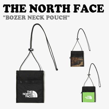 ノースフェイス クロスバッグ THE NORTH FACE メンズ レディース BOZER NECK POUCH ボーザー ネック ポーチ BLACK ブラック KHAKI カーキ LIGHT GREEN ライトグリーン NN2PN34A/B/C バッグ 【中古】未使用品