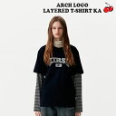 LV[ T KIRSH K̔X ARCH LOGO LAYERED T-SHIRT KA A[` S C[h TVc NAVY lCr[ FKPWCTR503M EFA