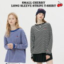 LV[ T KIRSH K̔X SMALL CHERRY LONG SLEEVE STRIPE T-SHIRT X[ `F[ OX[u XgCv TVc BLACK ubN BLUE u[ FKQSCTR501M EFA