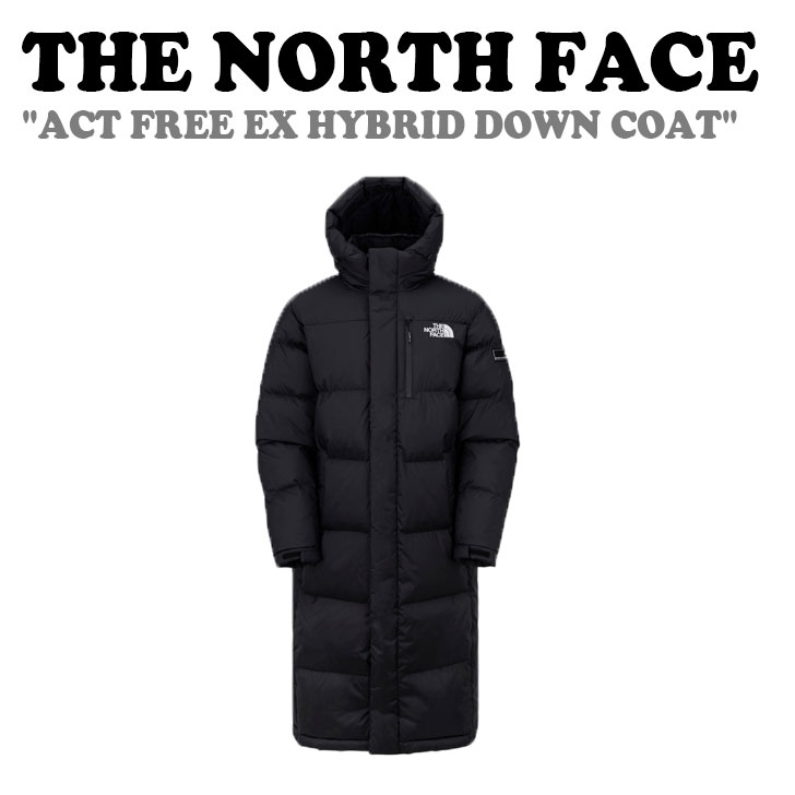 ノースフェイス ダウン THE NORTH FACE メンズ レディース ACT FREE EX HYBRID DOWN COAT アクトフリー EXハイブリッド ダウンコート BLACK ブラック NC1DM73A ウェア 【中古】未使用品