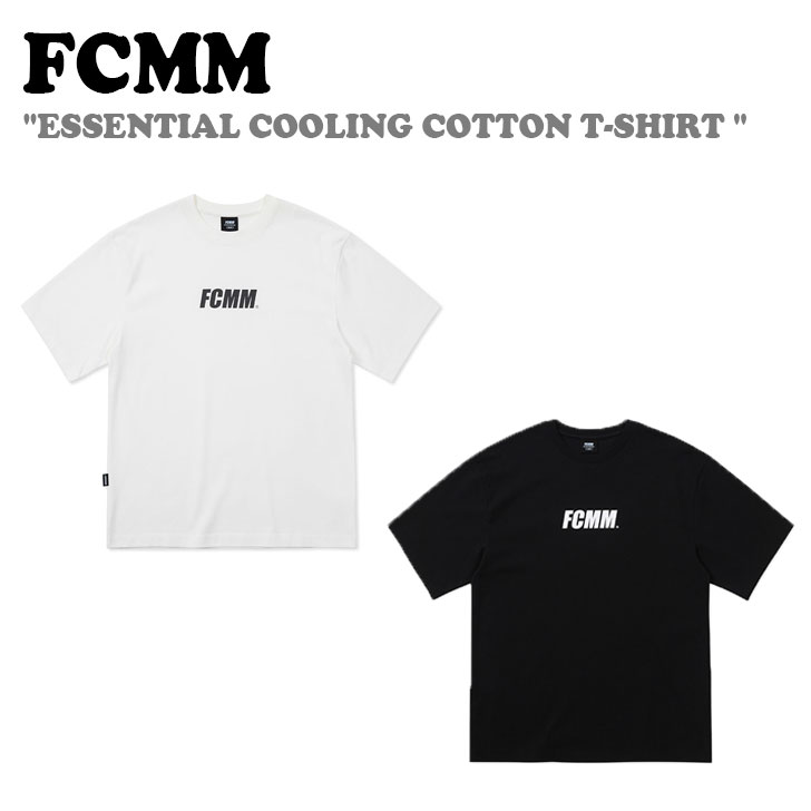 GtV[GG TVc FCMM Y fB[X ESSENTIAL COOLING COTTON T-SHIRT GbZV N[O RbgTVc WHITE zCg BLACK ubN FA1TSL05-WT/BK  EFA