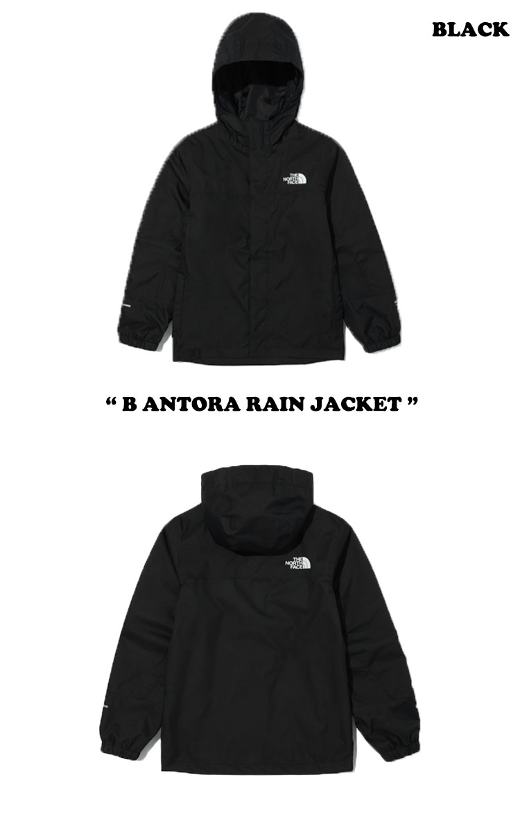 ノースフェイス ジャケット THE NORTH FACE 男の子 女の子 B ANTORA RAIN JACKET Bアントラー レインジャケット BLACK ブラック DEEP BLUE ディープ ブルー NJ2HN12S/T ウェア【中古】未使用品