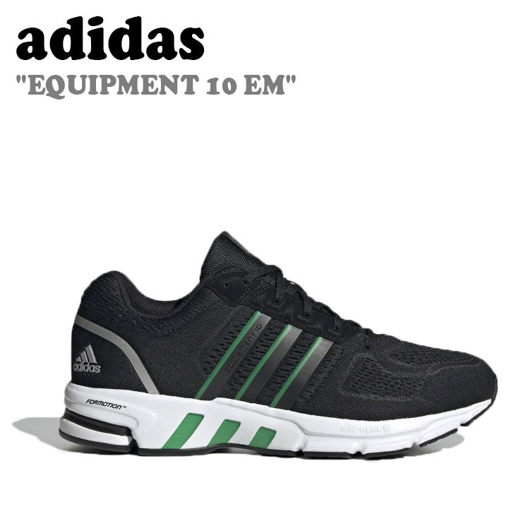 ǥ ˡ adidas  ǥ EQUIPMENT 10 EM åץ BLACK ֥å GREEN ꡼ HR0672 塼