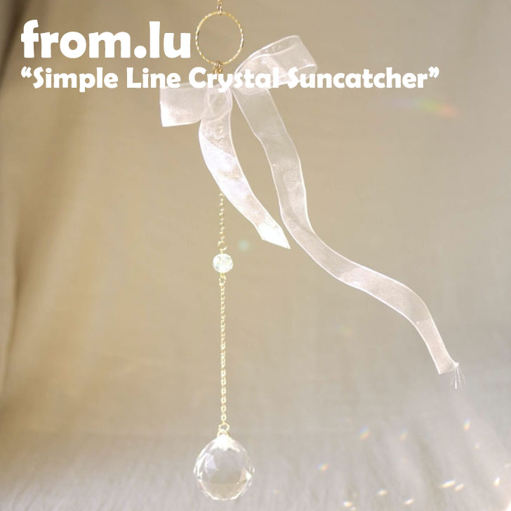 フロム・ルー モビール from.lu インテリア雑貨 Simple Line Crystal Suncatcher シンプル ライン クリスタル サンキャッチャー 韓国雑貨 2833420822 ACC