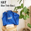 ヘイ エコバッグ HAY メンズ レディース Blue Tote Bag L ブルー トートバッグ Lサイズ Sky blue White logo スカイブルー ホワイトロゴ 541129 バッグ
