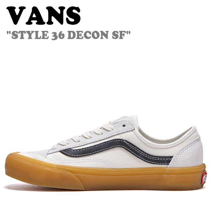 バンズ スニーカー VANS メンズ レディース STYLE 36 DECON SF スタイル 36 デコン SF MARSHMALLOW マシマロ BLACK ブラック NAVY ネイビー VN0A5HFF2Z3 FLVNCA1U06 シューズ 【中古】未使用品