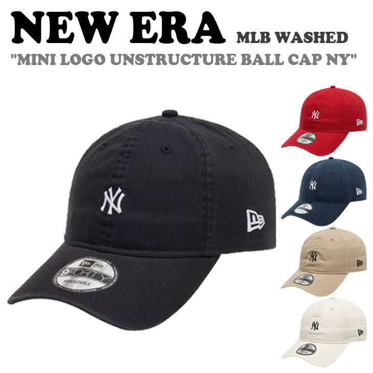 ニューエラ キャップ NEW ERA メンズ レディース 940 MLB WASHED MINI LOGO UNSTRUCTURE BALL CAP NY エムエルビー ウォッシュ ミニ ロゴ アンストラクチャー ボールキャップ 全5色 12836195/7 12836200/2 13086343 ACC