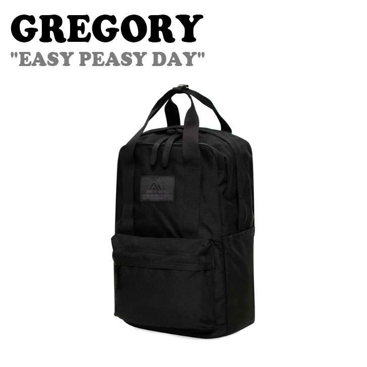 グレゴリー バックパック GREGORY メンズ レディース EASY PEASY DAY イージー ピージー デイ BLACK ブラック 09J29168 バッグ アウトドアブランドの王道とも呼ばれている、アメリカ発祥ブランド「GREGORY（グレゴリー）」。 収納ポケットが多く、快適なフィット感と耐久性に優れたカバンです。 軽い散歩やレジャー活動、デイリー使いとして活躍します。 SIZE : 縦 42.5cm × 横 24.5cm ×幅 14.5cm 素材 : ナイロン100％ ※お客様のご覧になられますパソコン機器及びモニタの設定及び出力環境、 また撮影時の照明等で、実際の商品素材の色と相違する場合もありますのでご了承下さい。商品紹介 グレゴリー バックパック GREGORY メンズ レディース EASY PEASY DAY イージー ピージー デイ BLACK ブラック 09J29168 バッグ アウトドアブランドの王道とも呼ばれている、アメリカ発祥ブランド「GREGORY（グレゴリー）」。 収納ポケットが多く、快適なフィット感と耐久性に優れたカバンです。 軽い散歩やレジャー活動、デイリー使いとして活躍します。 SIZE : 縦 42.5cm × 横 24.5cm ×幅 14.5cm 素材 : ナイロン100％ ※お客様のご覧になられますパソコン機器及びモニタの設定及び出力環境、 また撮影時の照明等で、実際の商品素材の色と相違する場合もありますのでご了承下さい。 商品仕様 商品名 グレゴリー バックパック GREGORY メンズ レディース EASY PEASY DAY イージー ピージー デイ BLACK ブラック 09J29168 バッグ ブランド GREGORY カラー BLACK 素材 ナイロン100％ ※ご注意（ご購入の前に必ずご一読下さい。） ※ ・当ショップは、メーカー等の海外倉庫と共通在庫での販売を行なっており、お取り寄せに約7-14営業日（土日祝日を除く）お時間を頂く商品がございます。 そのためご購入後、ご指定頂きましたお日にちに間に合わせることができない場合もございます。 ・また、WEB上で「在庫あり」となっている商品につきましても、複数店舗で在庫を共有しているため「欠品」となってしまう場合がございます。 在庫切れ・発送遅れの場合、迅速にご連絡、返金手続きをさせて頂きます。 ご連絡はメールにて行っておりますので、予めご了承下さいませ。 当ショップからのメール受信確認をお願い致します。 （本サイトからメールが送信されます。ドメイン指定受信設定の際はご注意下さいませ。） ・北海道、沖縄県へのお届けにつきましては、送料無料対象商品の場合も 追加送料500円が必要となります。 ・まれに靴箱にダメージや走り書きなどがあることもございます。 多くの商品が海外輸入商品となるため日本販売のタグ等がついていない商品もございますが、全て正規品となっておりますのでご安心ください。 ・検品は十分に行っておりますが、万が一商品にダメージ等を発見しましたらすぐに当店までご連絡下さい。 （ご使用後の交換・返品等には、基本的に応じることが出来ませんのでご注意下さいませ。） また、こちらの商品はお取り寄せのためクレーム・返品には応じることが出来ませんので、こだわりのある方は事前にお問い合わせ下さい。 誠実、また迅速に対応させて頂きます。