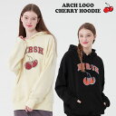 キルシー パーカ KIRSH 正規販売店 ARCH LOGO CHERRY HOODIE アーチ ロゴ チェリー フーディー CREAM クリーム BLACK ブラック KKQWCTH502M ウェア