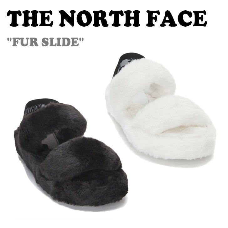 ノースフェイス サンダル THE NORTH FACE レディース FUR SLIDE ファー スライド B...