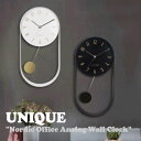 ユニーク 時計 UNIQUE Nordic Office Analog Wall Clock ノルディック オフィス アナログ ウォール クロック BLACK ブラック WHITE ホワイト 韓国雑貨 4989505 ACC