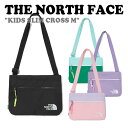 ノースフェイス 韓国 クロスバッグ THE NORTH FACE KIDS SLIM CROSS M キッズ スリム クロスM BLACK ICE_GREEN LILAC PINK NN2PN10R/S/T/U バッグ 【中古】未使用品