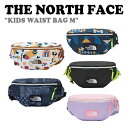 ノースフェイス 韓国 ウエストバッグ THE NORTH FACE 男の子 女の子 KIDS WAIST BAG M キッズ ウエスト バッグM BLACK ブラック LAVENDER ラベンダー IVORY アイボリー BLUE ブルー NAVY ネイビー NN2PN57R/S/T/U/V バッグ 【中古】未使用品