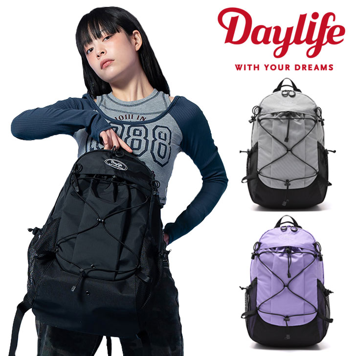 fCCt bN DAYLIFE K̔X Y fB[X X FRAME BACKPACK GbN t[ obNpbN BLACK ubN GRAY O[ PURPLE p[v 5002088866/7/8 obO