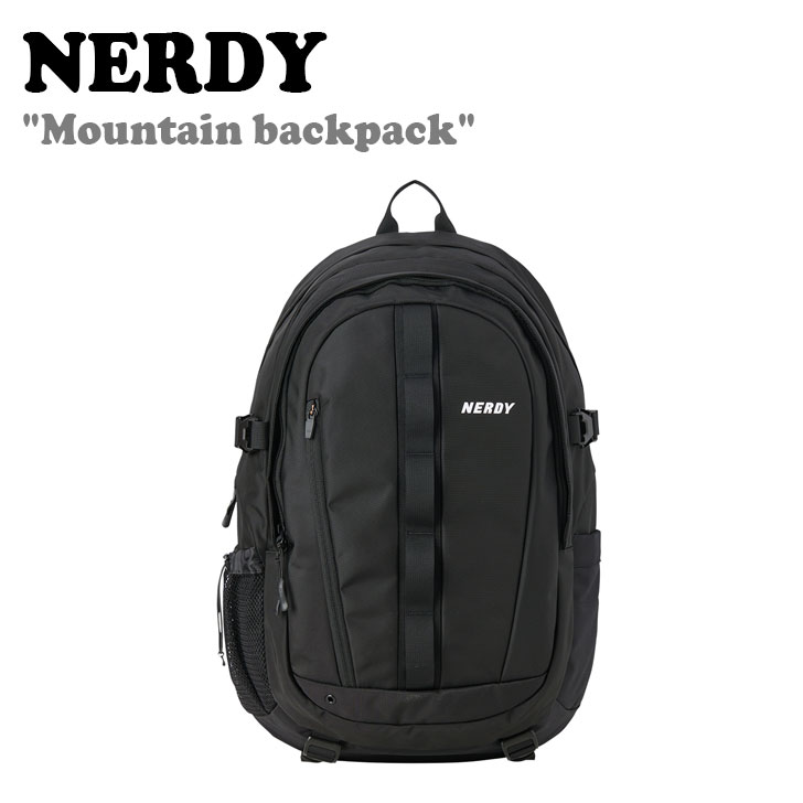 mfB obOpbN NERDY Y fB[X Mountain backpack }EeobNpbN BLACK ubN PNES23AA010101 mfB[ obO