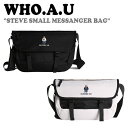 t[A[[ NXobO WHO.A.U Y fB[X STEVE SMALL MESSANGER BAG XeB[u X[ bZW[obO BLACK ubN CREAM N[ WHBGD1212A obO