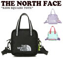 ノースフェイス 韓国 クロスバッグ THE NORTH FACE 男の子 女の子 KIDS SQUARE TOTE キッズ スクエア トート BLACK ブラック LILAC ライラック AURORA オーロラ NN2PP06R/S/T バッグ 【中古】未使用品