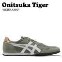 オニツカタイガー スニーカー Onitsuka Tiger メンズ レディース SERRANO CL セラーノ CL BURNT OLIVE バーントオリーブ WHITE ホワイト 1183B400.304 シューズ