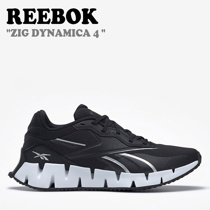 リーボック スニーカー REEBOK レディース ZIG DYNAMICA 4 ジグ ダイナミカ4 BLACK ブラック SILVER シルバー HR1376 RESO3EE5WBA シューズ