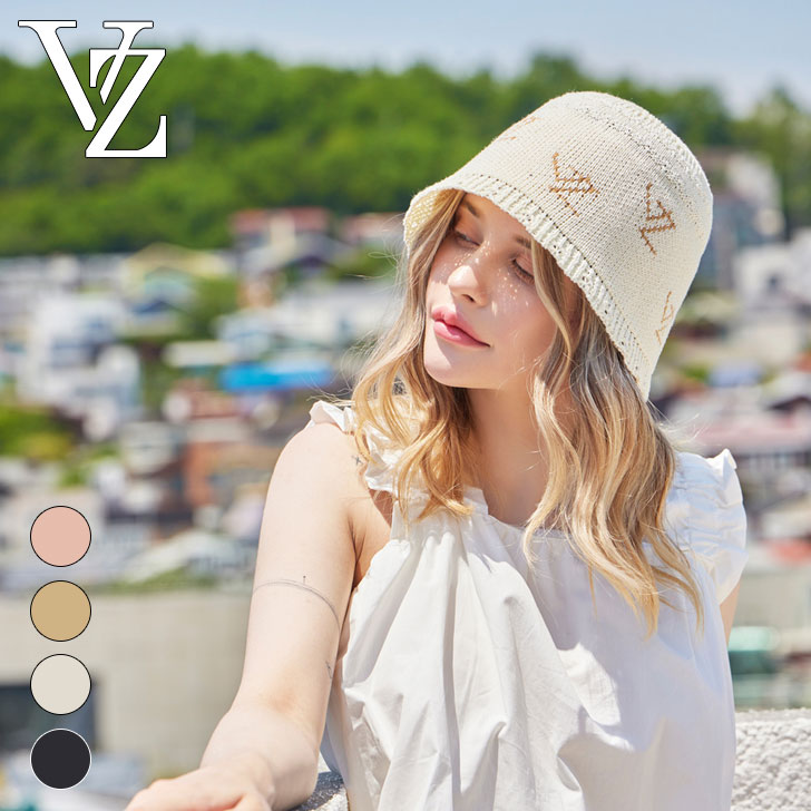 バザール ハット VARZAR メンズ レディース VZ Logo Jacquard Bucket Hat ロゴ ジャガード バケットハット BLACK ブラック CREAM クリーム BEIGE ベージュ PINK ピンク varzar1023/4/5/6 ACC