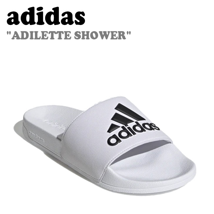 アディダス サンダル adidas メンズ レディース ADILETTE SHOWER アディレッタ シャワー CLOUD WHITE クラウド ホワイト CORE BLACK コア ブラック GZ3775 FLADDS2U12 シューズ アッパーのアディダスパフォーマンスロゴが象徴的なシャワースライドです。 脱ぎ履きしやすく、心地の良いフィット感とクッション性で一日中快適に過ごせます。 ※お客様のご覧になられますパソコン機器及びモニタの設定及び出力環境、 また撮影時の照明等で、実際の商品素材の色と相違する場合もありますのでご了承下さい。商品紹介 アディダス サンダル adidas メンズ レディース ADILETTE SHOWER アディレッタ シャワー CLOUD WHITE クラウド ホワイト CORE BLACK コア ブラック GZ3775 FLADDS2U12 シューズ アッパーのアディダスパフォーマンスロゴが象徴的なシャワースライドです。 脱ぎ履きしやすく、心地の良いフィット感とクッション性で一日中快適に過ごせます。 ※お客様のご覧になられますパソコン機器及びモニタの設定及び出力環境、 また撮影時の照明等で、実際の商品素材の色と相違する場合もありますのでご了承下さい。 商品仕様 商品名 アディダス サンダル adidas メンズ レディース ADILETTE SHOWER アディレッタ シャワー CLOUD WHITE クラウド ホワイト CORE BLACK コア ブラック GZ3775 FLADDS2U12 シューズ ブランド adidas カラー CLOUD WHITE/CORE BLACK 素材 EVA、ポリエステル ※ご注意（ご購入の前に必ずご一読下さい。） ※ ・当ショップは、メーカー等の海外倉庫と共通在庫での販売を行なっており、お取り寄せに約7-14営業日（土日祝日を除く）お時間を頂く商品がございます。 そのためご購入後、ご指定頂きましたお日にちに間に合わせることができない場合もございます。 ・また、WEB上で「在庫あり」となっている商品につきましても、複数店舗で在庫を共有しているため「欠品」となってしまう場合がございます。 在庫切れ・発送遅れの場合、迅速にご連絡、返金手続きをさせて頂きます。 ご連絡はメールにて行っておりますので、予めご了承下さいませ。 当ショップからのメール受信確認をお願い致します。 （本サイトからメールが送信されます。ドメイン指定受信設定の際はご注意下さいませ。） ・北海道、沖縄県へのお届けにつきましては、送料無料対象商品の場合も 追加送料500円が必要となります。 ・まれに靴箱にダメージや走り書きなどがあることもございます。 多くの商品が海外輸入商品となるため日本販売のタグ等がついていない商品もございますが、全て正規品となっておりますのでご安心ください。 ・検品は十分に行っておりますが、万が一商品にダメージ等を発見しましたらすぐに当店までご連絡下さい。 （ご使用後の交換・返品等には、基本的に応じることが出来ませんのでご注意下さいませ。） また、こちらの商品はお取り寄せのためクレーム・返品には応じることが出来ませんので、こだわりのある方は事前にお問い合わせ下さい。 誠実、また迅速に対応させて頂きます。 ・こちらの商品はSランク(新古品/未使用品）となり、海外正規店で購入時の状態のままとなります。