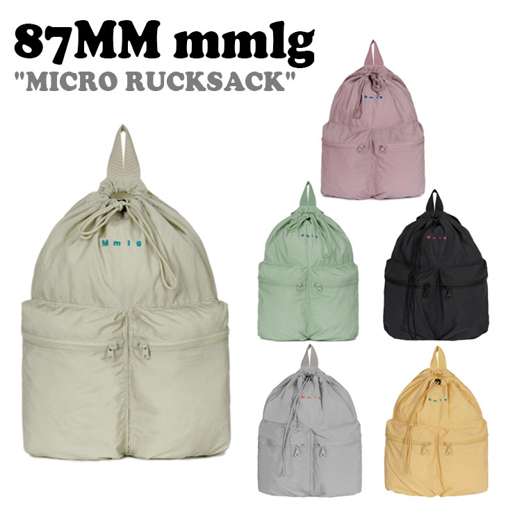 p`GG obNpbN 87MM Mmlg Y fB[X MICRO RUCKSACK }CN bNTbN BEIGE x[W PINK sN KHAKI J[L BLACK ubN GREY O[ YELLOW CG[ MMLGBC1A011 obO