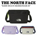 楽天1WEEK（ワンウィーク）ノースフェイス クロスバック THE NORTH FACE 男の子 女の子 KIDS MULTI MESSENGER M キッズ マルチ メッセンジャー BLACK ブラック PASTEL LILAC パステル ライラック CREAM クリーム NN2PP50R/S/T バッグ【中古】未使用品