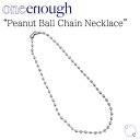 Cit lbNX oneenough K̔X Y fB[X Peanut Ball Chain Necklace s[ibc {[ `F[ lbNX SURGICAL STEEL T[WJX`[ ؍ANZT[ pnblchnk ACC