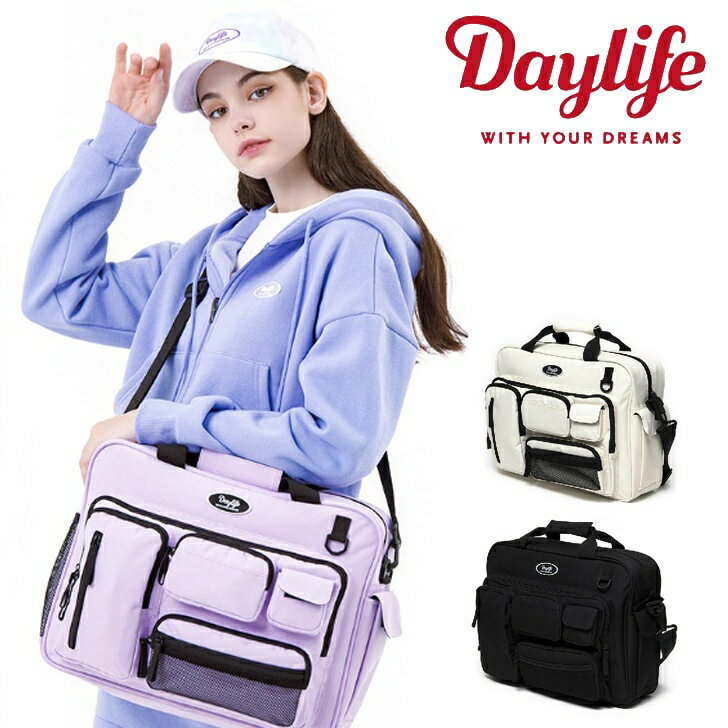 fCCt NXobO Daylife K̔X Multi Pocket Plus Cross Bag }` |Pbg vXNXobO BLACK ubN IVORY AC{[ PURPLE p[v Daylife03 obO