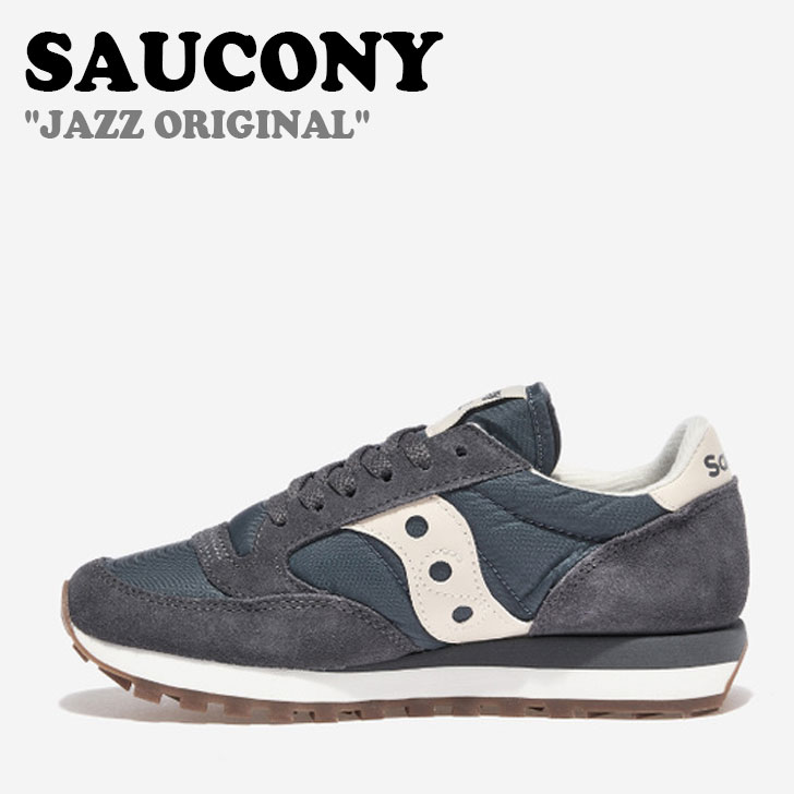 サッカニー スニーカー SAUCONY メンズ レディース JAZZ ORIGINAL ジャズオリジナル NAVY ネイビー CREAM クリーム S2044-672 シューズ