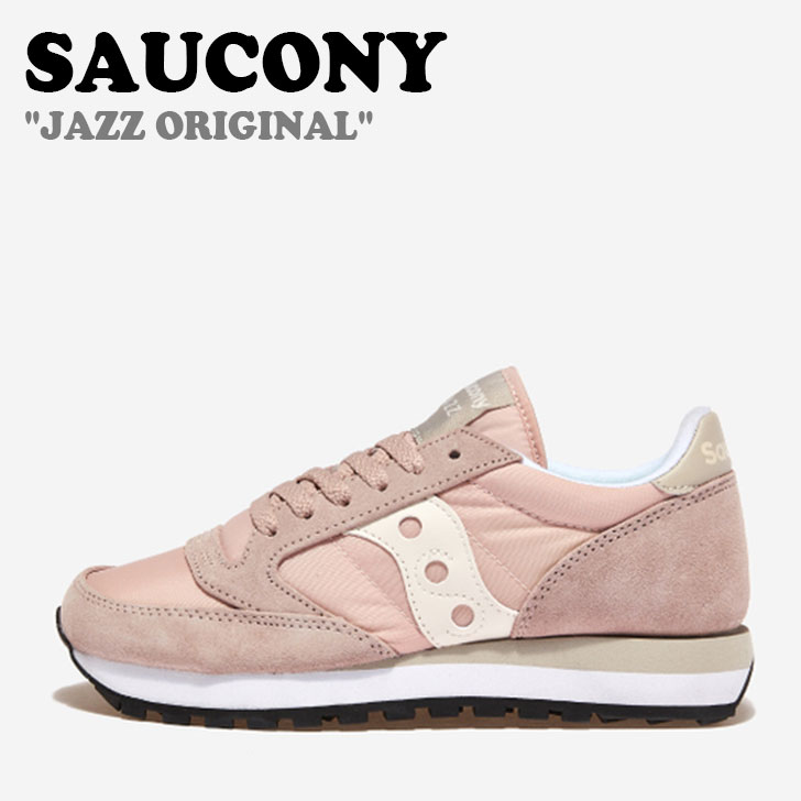 サッカニー スニーカー SAUCONY メンズ レディース JAZZ ORIGINAL ジャズオリジナル PINK ピンク CREAM クリーム S1044-680 シューズ