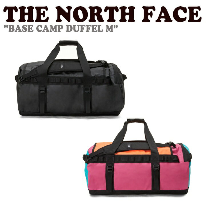 m[XtFCX _btobN THE NORTH FACE Y fB[X BASE CAMP DUFFEL M x[X Lv _bt ~fBA BLACK ubN HOT PINK zbgsN NN2FP73A/B obOyÁzgpi